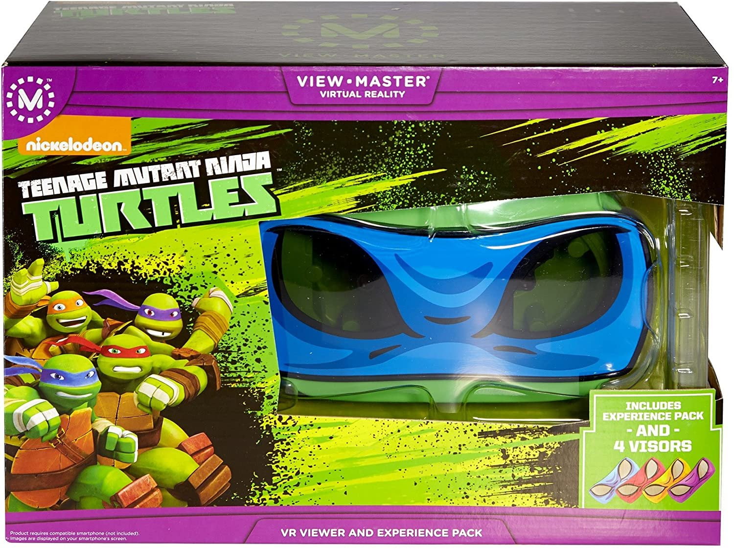 Mattel® View-Master Teenage Mutant Ninja Turtle 3D Virtual Reality Glasses for S 