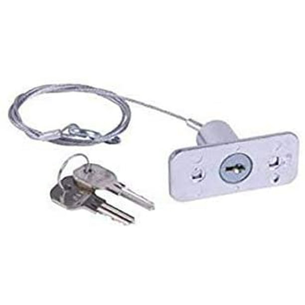 Door Opener 5' Cable Garage Door Disconnect Emergency Release Key Lock