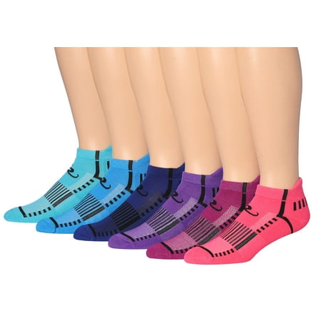 

RONNOX Men s 6-Pairs Low Cut Running & Athletic Performance Tab Socks Medium/Large MRLT16-A-ML