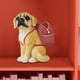 thumbnail image 4 of Estatua de perro perfecl figura de juguete de resina organizador de caja de dinero decoración moderna Rojo, 4 of 8
