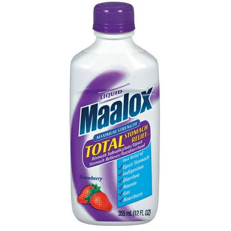 Maalox Stomach Relief Strawberry 12oz