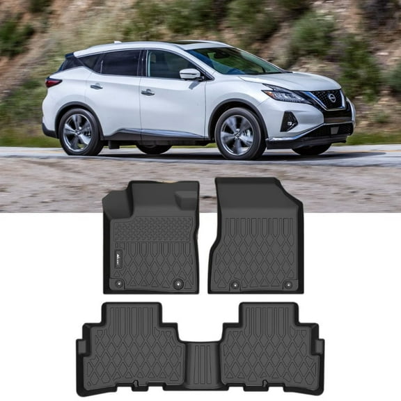 Nilight TPE Floor Mats for Nissan Murano 2017 2018 2019 2020 2021 2022 2023 2024, All Weather Custom Fit Heavy Duty Floor Liners