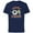 Navy, variant on Disney and Pixar’s Monsters, Inc. Christmas Scary & Bright - Short Sleeve Cotton T-Shirt for Adults - Customized-Black