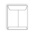 Velpine® White Kraft Catalog Envelopes, 10" x 13", (SFI Certified), 84% Brightness, Vellum Finish, 24 lb, Center Seam, No Window - Box of 250 Envelopes