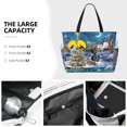 thumbnail image 3 of Balery Christmas Tree Beach Travel Bag - Water-Resistant, Large Capacity Lightweight Tote with 7 Pockets for Women and Men - Perfect for Beach, Pool, Gym, and Travel, 3 of 7