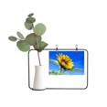 thumbnail image 1 of Girasoles Azul cielo Sunshine Flower Marco De Metal Florero De Cerámica Decoración, 1 of 4