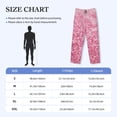 thumbnail image 2 of Salouo Pink Glitter Print Pajama Pants for Men, Lounge Pants Elastic Waistband Casual Men's sleepwear Loungewear Sleep Pajama Pant -Medium, 2 of 7