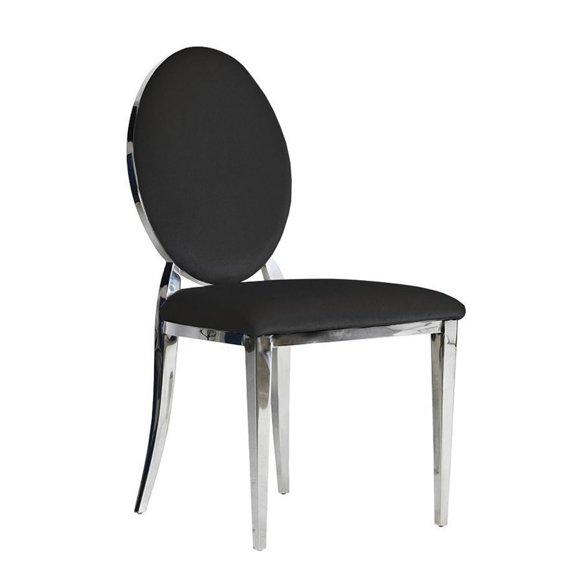 Canadian Zara Velvet Silver Dining Chair (Set of 2)