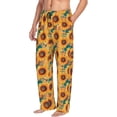 thumbnail image 6 of Honiee Beautiful Bohemian Sunflower for men - a sleek fusion of Straight Pajama Pants, versatile Lounge Pants, and cozy Sleepwear, all rolled into one-Large, 6 of 6