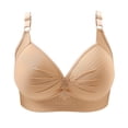 thumbnail image 3 of Wireless Bras for Women No Underwire, No Underwire Adjustable Full Coverage Supportlette Plus Size, Yellow XS-4XL,, 3 of 6