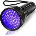 thumbnail image 3 of Linterna Uv, luz negra, lámpara ultravioleta 51 Led, luz negra, detector de luz de orina para perros/gatos, orines, manchas secas, bichos de cama con desodorante para mascotas Feliz Sencillez, 3 of 5