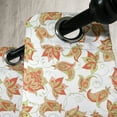 thumbnail image 3 of Ambesonne Paisley Grommet Curtain, Ottoman Vivid Design, 50" x 72", Avocado Green Vermilion, 3 of 6