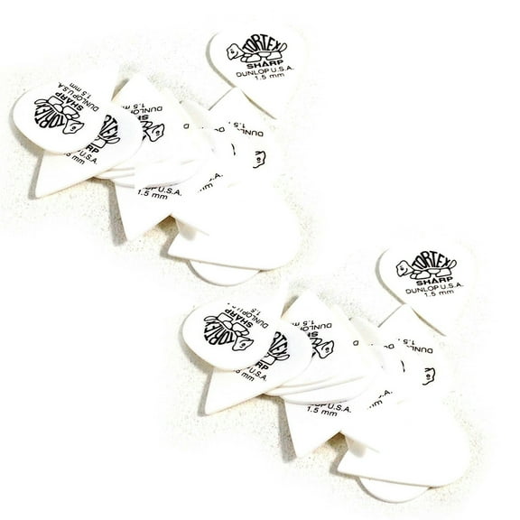 Dunlop Guitar Picks  24 Pack  Tortex Sharp  1.50mm  412P1.50