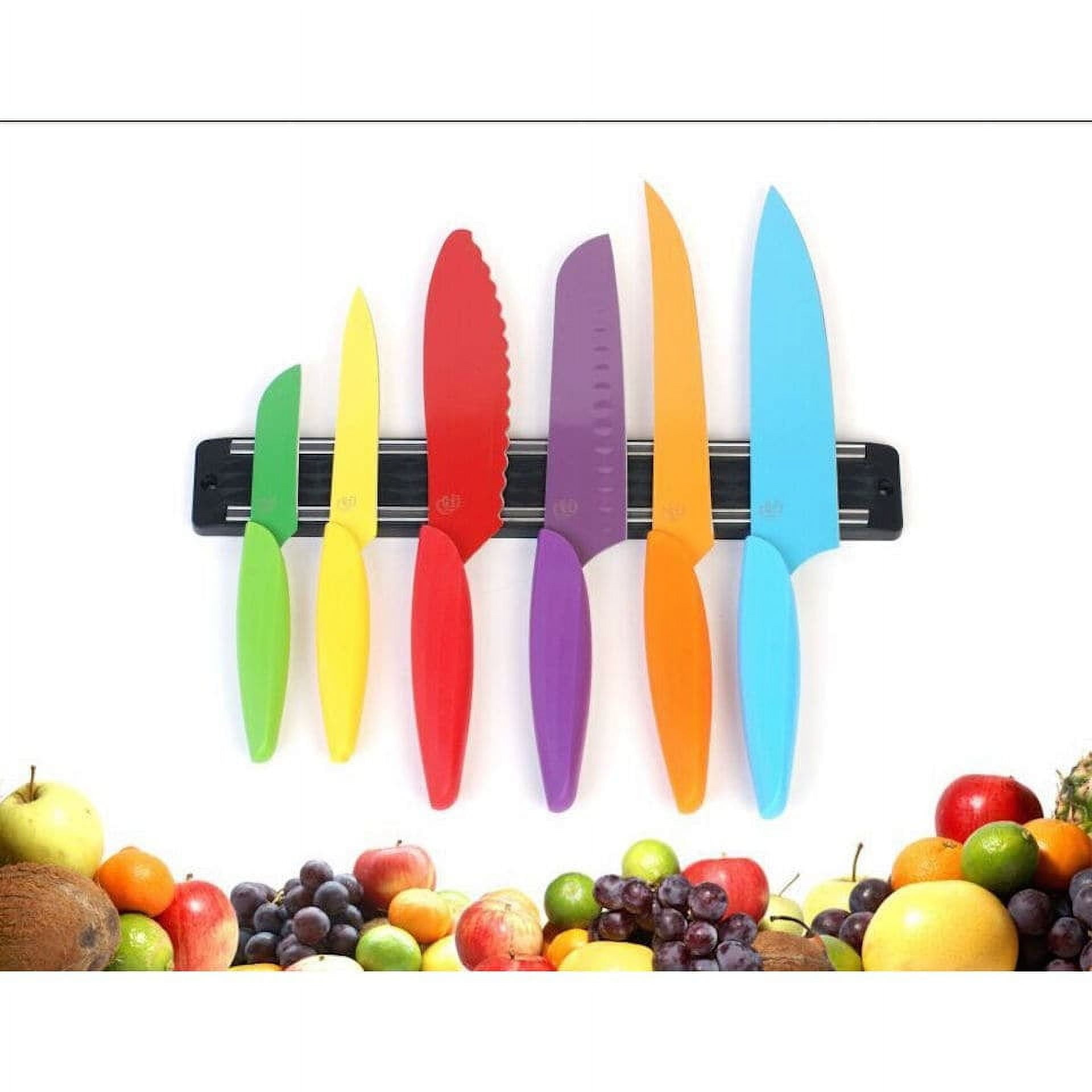 GELA GLOBAL 6-piece Multi-color  Kitchen Knife Set