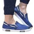 thumbnail image 3 of ZTTD Men's Canvas Casual Flat Shoes Breathable Comfortable Soft Lightweight Shoes, 3 of 7