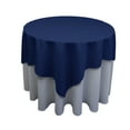 thumbnail image 2 of Your Chair Covers - 60 x 60 Inch Square Polyester Tablecloth Navy Blue, 2 of 3