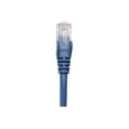 thumbnail image 2 of Intellinet Network Patch Cable, Cat5e, 15m, Blue, CCA, U/UTP, PVC, RJ45, Gold Plated Contacts, Snagless, Booted, Lifetime Warranty, Polybag - Patch cable - RJ-45 (M) to RJ-45 (M) - 15 m - UTP - CAT 5e - molded, snagless - blue, 2 of 3