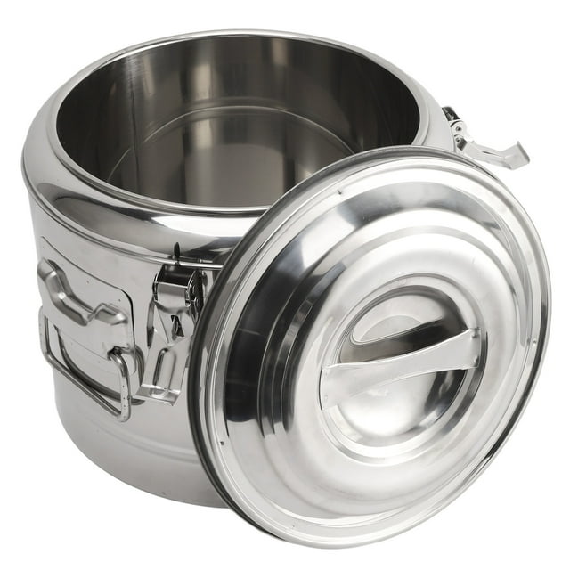 Contenant de Boisson, Distributeur de Boisson Portable Baril Stockage d'Eau Chaude Froide Contenant Hermétique, Rétention de Chaleur 24h Grande Capacité pour Eau Stockage Alimentaire