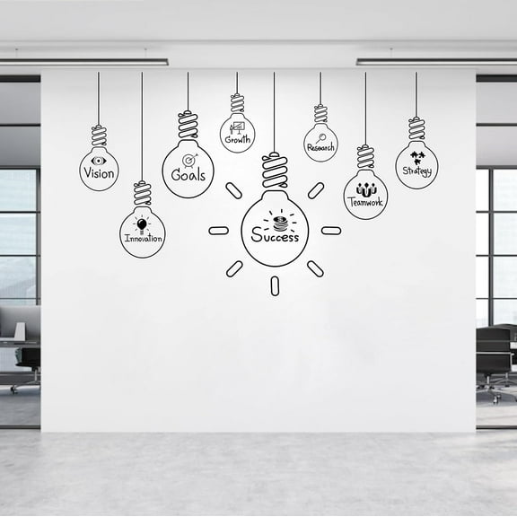 QTH Success Team Work Wall Decal Office Wall Vinyl Sticker Office Wall Art Large Office Wall Sticker Motivational Quote Teamwork Wall Sticker