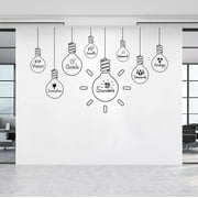 QTH Success Team Work Wall Decal Office Wall Vinyl Sticker Office Wall Art Large Office Wall Sticker Motivational Quote Teamwork Wall Sticker