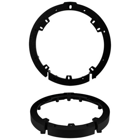 Speaker Adapter Plates Metra 82-7805 6-Inch to 6-3/4-Inch Speaker Plate Adapter For Honda Civic 2006-2011 (Black) ()