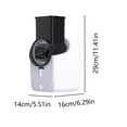 thumbnail image 3 of PEONAVET Electric Vegetable Slicer Multi Functional Whirlwind Vegetable Cutter Household Vegetable Cutting Kitchen Artifact Planer Silk Vegetable Cutter Charging Model, 3 of 7