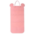 thumbnail image 4 of Bolsa de almacenamiento de juguetes para gatos, suministros para mascotas gatos, fieltro duradero, bolsa para colgar en la pared, organizador de jugue Rosa, 4 of 8