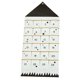 thumbnail image 1 of Calendario De Adviento De Navidad De Lona Con 24 Bolsillos, Bolsa De Almacenamiento Colgante, Adornos De Navidad, Regalo De Fiesta, Bolsas De Regalo Para Niños matsuzay HA038934-00, 1 of 6