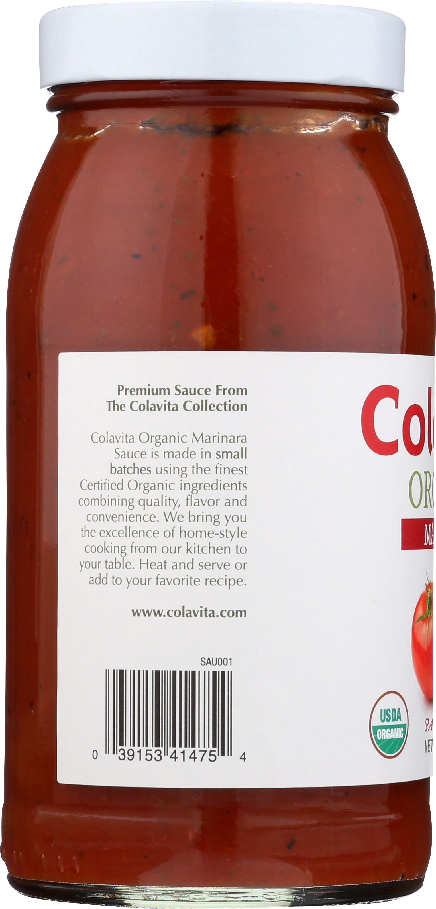 Colavita Organic Marinara Sauce, 25 Ounce 