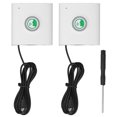 thumbnail image 1 of 2 Way Voice Intercom Doorbell Smart Wireless Talk Long Distance Loud Clear for Home Office Security White, 1 of 5