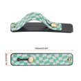 thumbnail image 2 of Uxcell 2 Pcs Phone Loop Finger Holder Silicone Phone Strap Grip Holder Black (Green Irregular Grid), 2 of 7