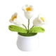 thumbnail image 2 of Crochet Flowers Potted Home Ornament Potted Crochet Woven Flowers, 2 of 6