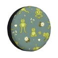 thumbnail image 2 of Balery Cute Yoga Frogs Tire Covers - Tough Tire Wheel Protector for Truck, SUV, Trailer, Camper, RV -15 inch, 2 of 8