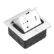 thumbnail image 4 of Toma de piso emergente, Toma de corriente de piso Caja de enchufe de piso integrada Toma de corriente de piso Diseño fácil de usar, 4 of 8