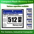 thumbnail image 2 of 3X 512MB Compact Flash Memory Card for Camera, Advertising Machine, Industrial Computer Card, 2 of 8