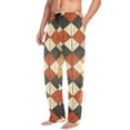 thumbnail image 2 of FORMRS Mens Pajama Pants with Pockets Sleepwear Lounge Bottoms Sizes S-2XL, Checkered Pattern, 2 of 7