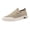 Khaki, variant on Men's Slip On Fly Knit Casual Sneakers No Tie Breathable Lightweight Platform Walking Shoes Green 39