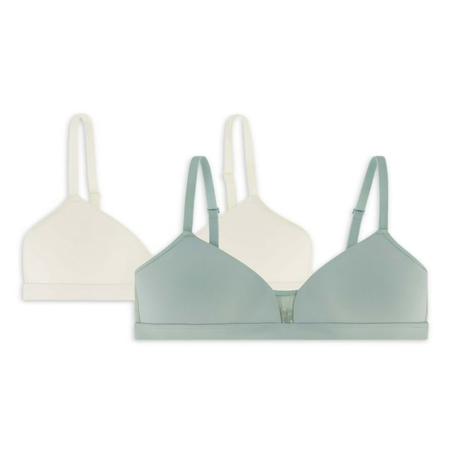 QUTETN Soutien-Gorge Léger à Bonnets Moulés 2 Tailles de Paquet 30-38