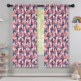 thumbnail image 5 of Blackout Kids Curtains,White Butterfly Red Blue Leaf Pattern Childrens Insulated Curtains Set Of 2,Bedroom Essentials,Toddler Room Decor 42"x63", 5 of 5