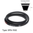 thumbnail image 2 of Uxcell SPA1532 V-Belts Drive Belt 1532mm Pitch Length Rubber for Power Transmission, 2 of 6
