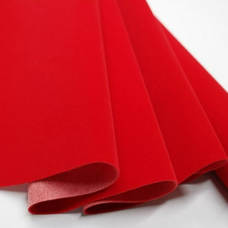Redcolurful 45 * 200cm Self-adhesive Velvet Flock Liner Jewelry Contact Paper Craft Fabric Peel