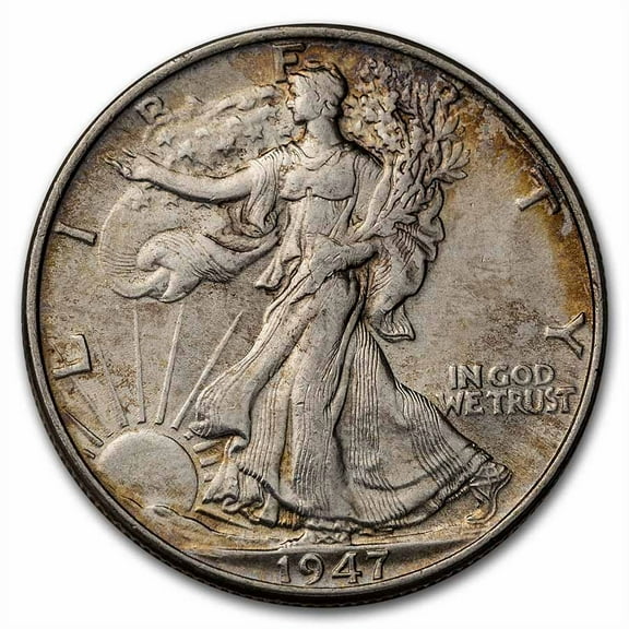 1947 Walking Liberty Half Dollar AU