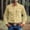 Khaki, variant on Zeijnsda Shirts for Men Lapel Button Down Vintage Shirts Daily & Business Wear Long Sleeved Blouse Solid Color Cotton Linen Fashionable Shirts with Pockets S-5XL