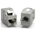 thumbnail image 1 of ACCL Cat.8 RJ45 Tool Less Shielded Keystone Jack, 5 Pack, 1 of 1