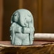 thumbnail image 2 of Figura de monje japonés, adorno de escritorio, mascota de té, mini estatua, escultura de Buda para Elefante, 2 of 8