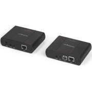4 Port USB 2.0 Extender over Ethernet/IP Network Hub - up to 330ft (100m) - USB over Gigabit LAN or Direct Cat5e/Cat6 Cable