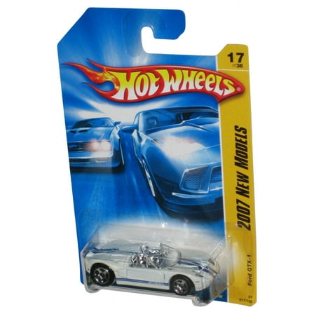 Hot Wheels 2007 New Models 17/36 White Ford GTX-1 Car 017/180