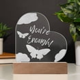 thumbnail image 5 of Engraved Acrylic Heart Plaque-Light, 5 of 10