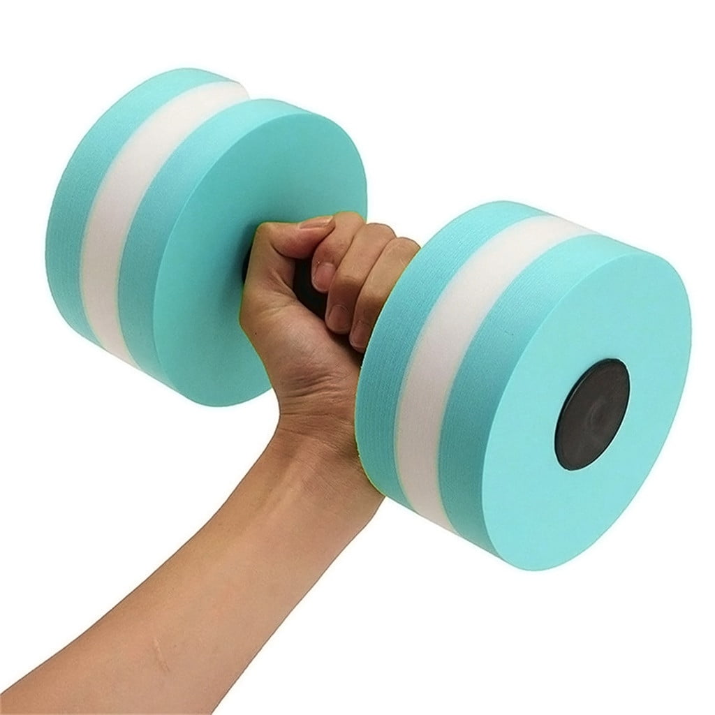 YMARPT 2PCS Aquatic Dumbells, Sports Aquatic Dumbells Set, Water Aerobic Exercise Foam Dumbbell Pool Resistance, Water Aqua Fitness Equipment