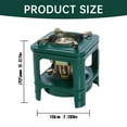 thumbnail image 3 of 1 Pc 7.08"x8.07" Portable Kerosene Stove 8-Wicks, Fogon de Petróleo para Cuba Camping Stove, Outdoor Camp Heater and Cookware Burner for Hiking, Backpacking, Survival and Camping, Army Green, 3 of 8
